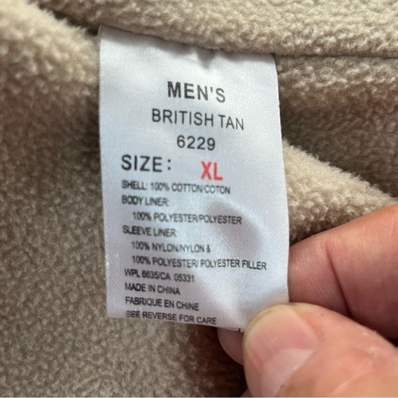 Woolrich Men’s Long Sleeve Snap Closure Shirt Jacket Size XL Plaid British Tan - Picture 4 of 10